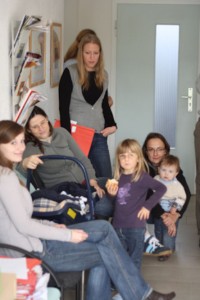 In Papas Büro